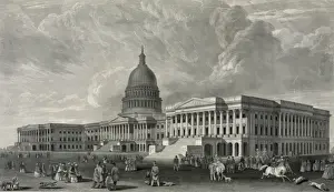 N. E. view of the United States Capitol, Washington, D. C