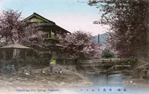 Nagasaki Prints: Nagasaki, Japan - The Hot Spring