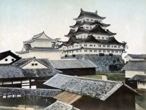 Nagoya Castle, Japan circa 1890