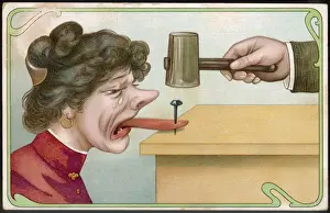 NAILING WOMANS TONGUE