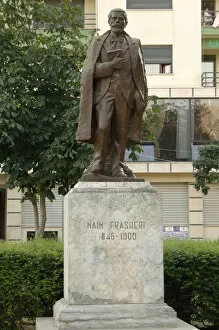 Albanian Collection: Naim Frasheri (1846-1900). Statue