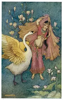 Handsome Prints: Nala, Damayanti & Swan