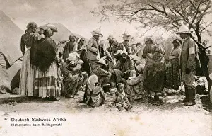 Namibia Prints: Namibia - Khoikhoi at Dinner