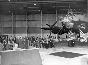 Handley Prints: The naming ceremony of Handley Page Halifax I L9608