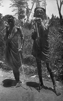 Two Nandi men, East Africa