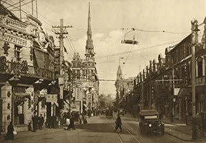 Images Dated 16th March 2018: Nanking Road in Shanghai, China 1920s