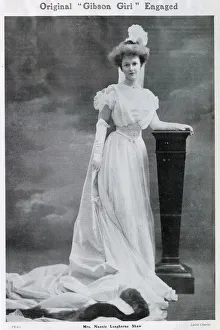 Images Dated 26th May 2020: Nannie Langhorne Shaw pictured in The Bystander at the time of her engagement to Waldorf