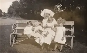 Basingstoke Prints: Nanny with Four Kids