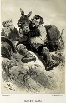 Panza Prints: NANTEUIL, Celest&#xdba0(1813-1873). Sancho Panza
