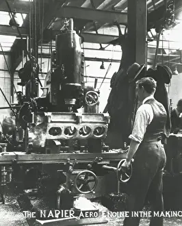 The Napier aero engine in the making