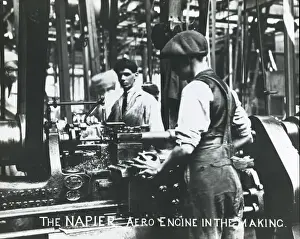 The Napier aero engine in the making