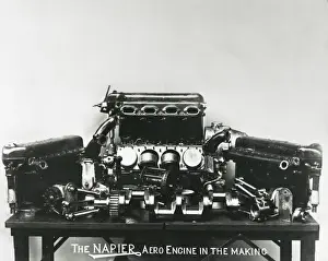 The Napier aero engine in the making