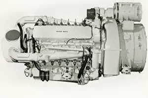 Napier Deltic 9 cylinder industrial engine