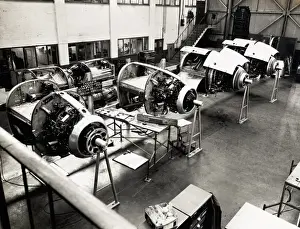 Eland Prints: Napier Eland Canadair power plants starboard and port