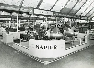 Eland Prints: Napier Eland engine on display