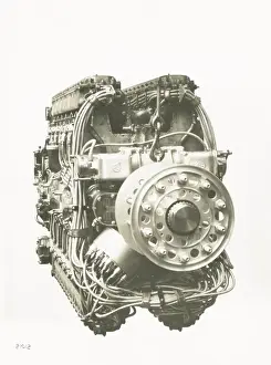 Halford Prints: Napier Halford Dagger III engine