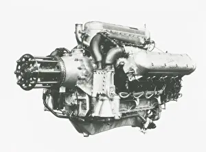 Napier Lion Series II engine, E67