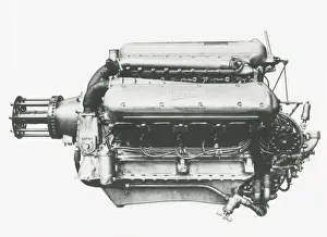 Napier Lion Series II water-cooled aero engine