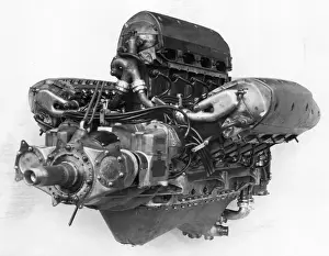 Direct Prints: Napier Lion VIIa direct-drive racing engine