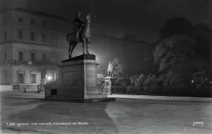 The Napier Monument at Night