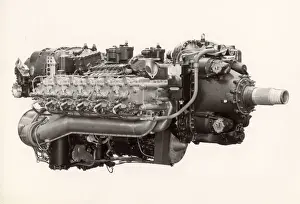 Starboard Prints: Napier Nomad compound diesel engine