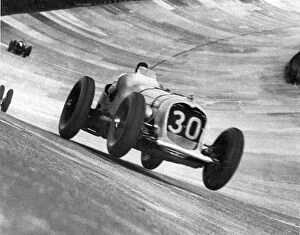 1937 Collection: Napier-Railton racing car driven at Brooklands