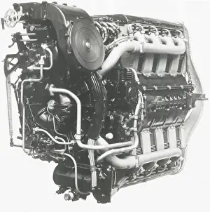 Rapier Prints: Napier Rapier, a 16 cylinder H configured engine