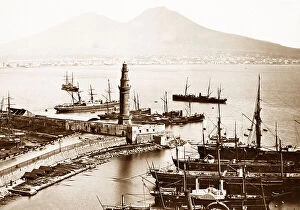Naples Collection: Naples harbour, Italy
