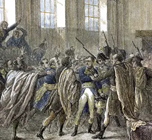 Directory Prints: Napoleon (1769-1821) in the Council of Five Hundred. Directo