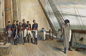 Abdication Gallery: Napoleon on Bellerophon