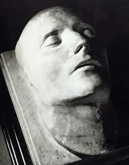 Revolutionary Prints: Napoleon Bonaparte (1769-1821). Death mask