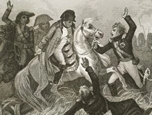 Napoleon Bonaparte (1769-1821).Battle of Waterloo, 18th June