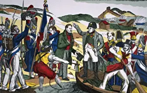 1769 Prints: Napoleon Bonaparte (1769-1821)returns form exile on Elba
