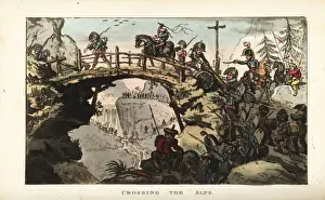 Hudibrastic Prints: Napoleon Bonaparte directing the French Army