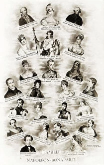 Bonaparte Collection: Napoleon Bonaparte Family, European Royalty