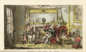 Napoleon Bonaparte and Marie Louise nursing