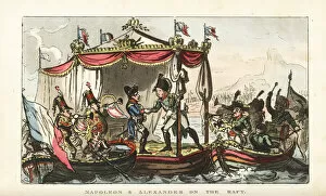 Alliance Gallery: Napoleon Bonaparte meeting Tsar Alexander