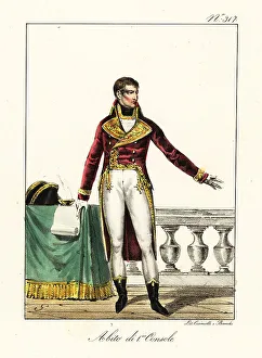 1799 Prints: Napoleon Bonaparte in the uniform of the First Consul, 1799