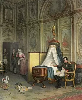 Images Dated 17th July 2012: Napoleon as Father