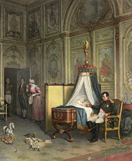 Images Dated 17th July 2012: Napoleon as Father