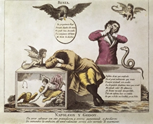 Alvarez Gallery: Napoleon and Godoy complaining about their mistakes