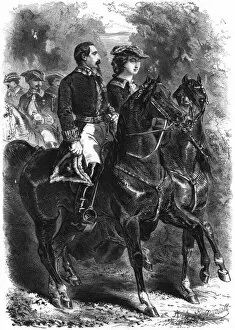 Images Dated 23rd July 2012: Napoleon III out Riding