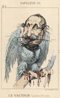 Vulture Prints: Napoleon III as Vulture