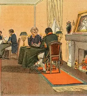 1816 Prints: Napoleon Plays Chess
