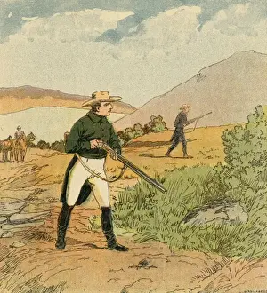 1816 Prints: Napoleon Shooting