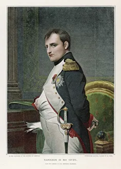 1821 Collection: Napoleon in Study 1807