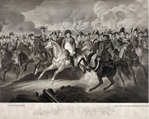 Surrounded Collection: Napoleon, surrounded by the most celebrated generals of his