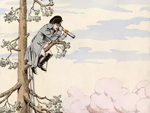 Climbs Prints: Napoleon up a Tree