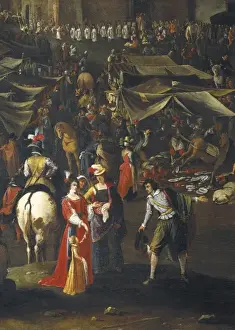Pitti Prints: NAPOLETANO, Filippo (1587-1629). La fiera dell impruneta