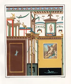 Narcissus Prints: Narcissus contemplating his reflection in